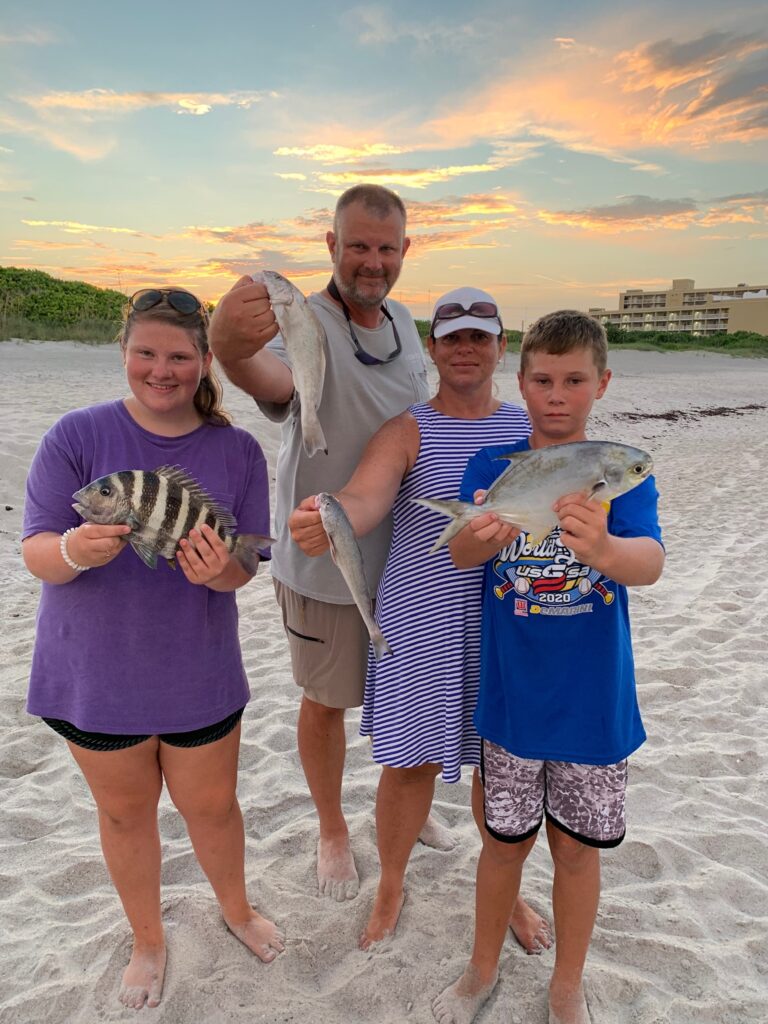 Giants In July! Surf Fishing Space Coast - Cocoa Beach Surf Fishing Charters